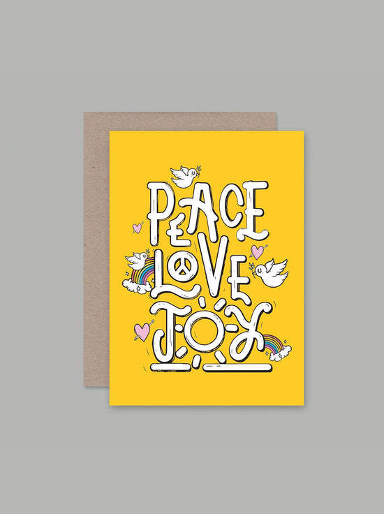 AHD Card - Peace Love Joy (TGTC0204)