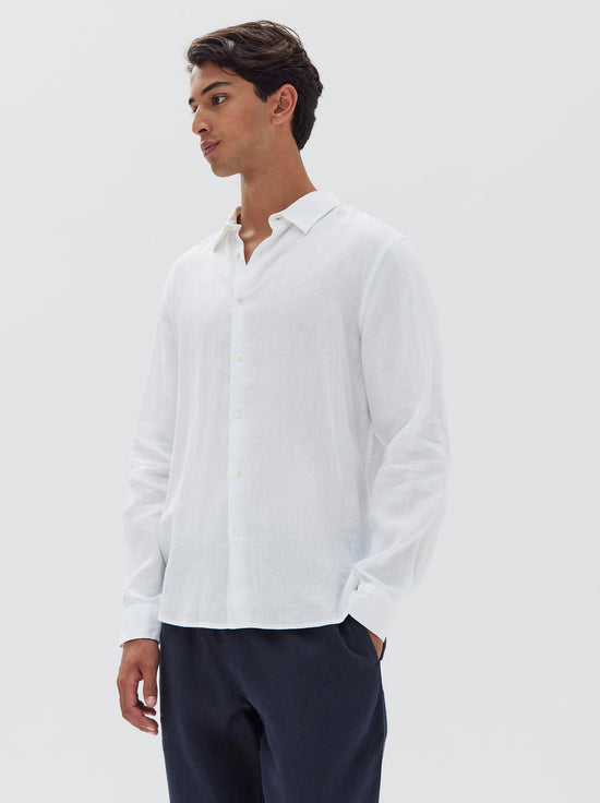 Assembly - Casual Long Sleeve Shirt - White