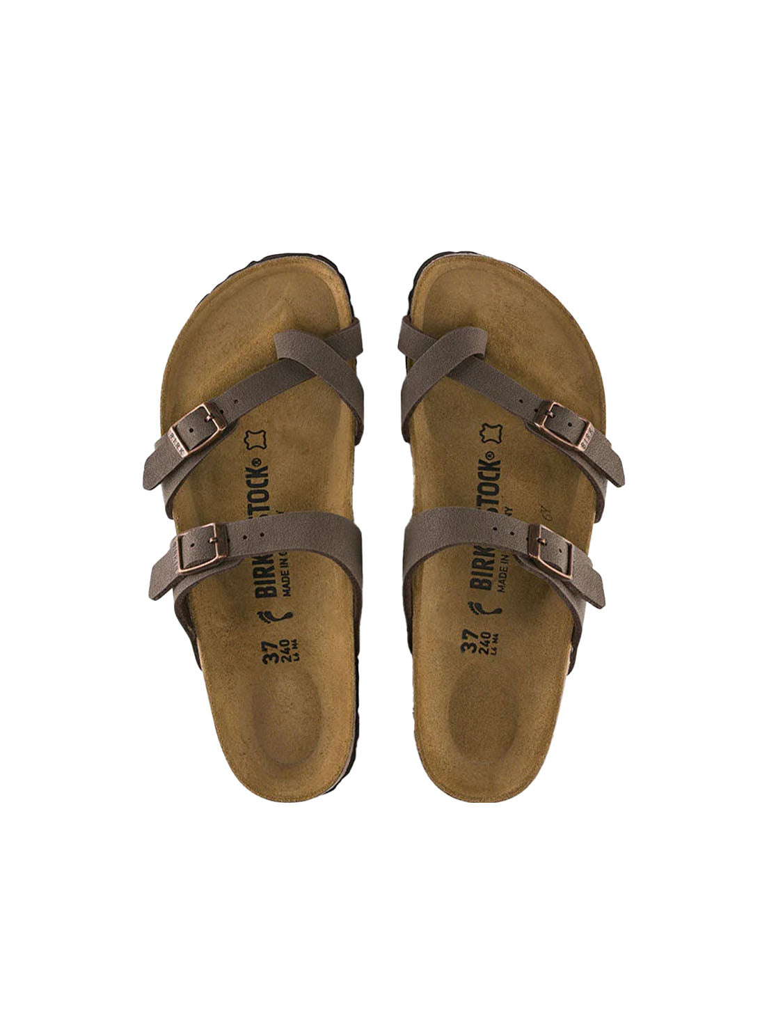 Birkenstock - Mayari - BirkiBuc - Mocca - Regular – Abicus