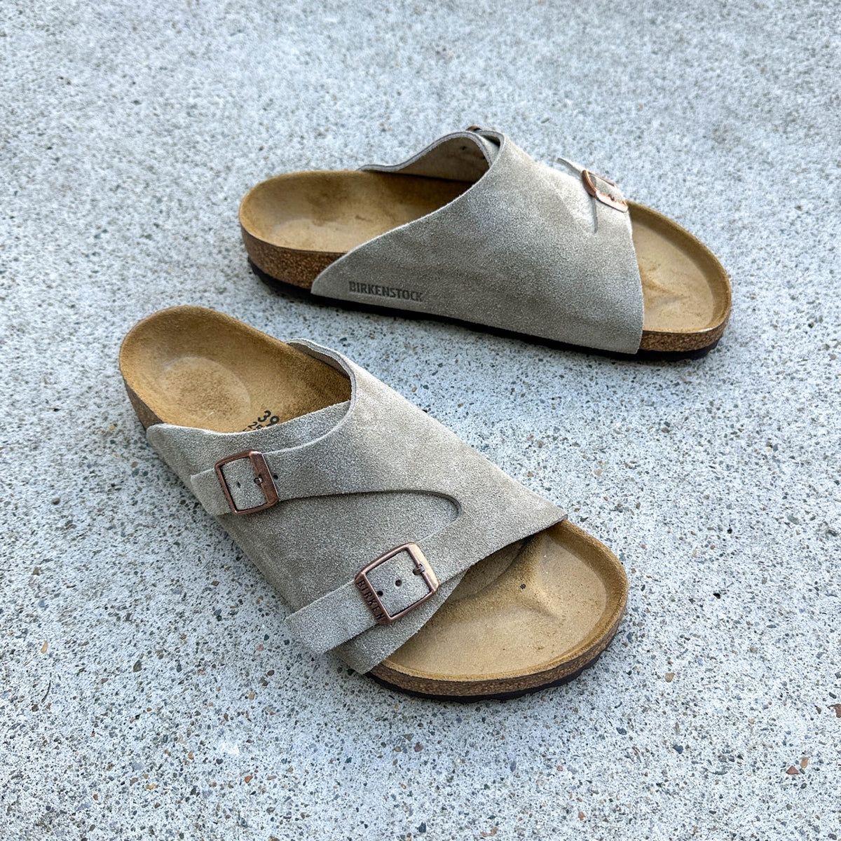 Birkenstock - Zurich - Suede - Taupe - Regular