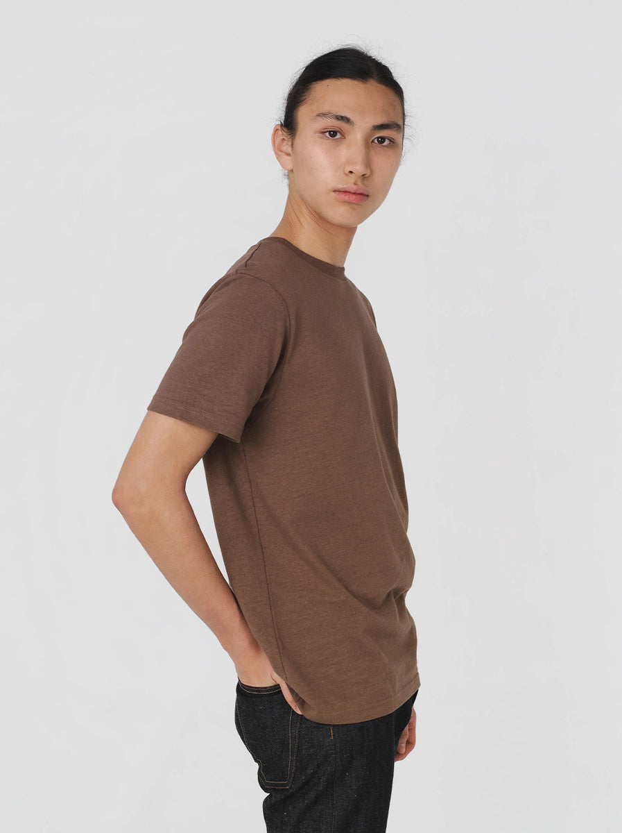 Hemp Clothing Australia Mens Classic T-Shirt Toasted Coconut