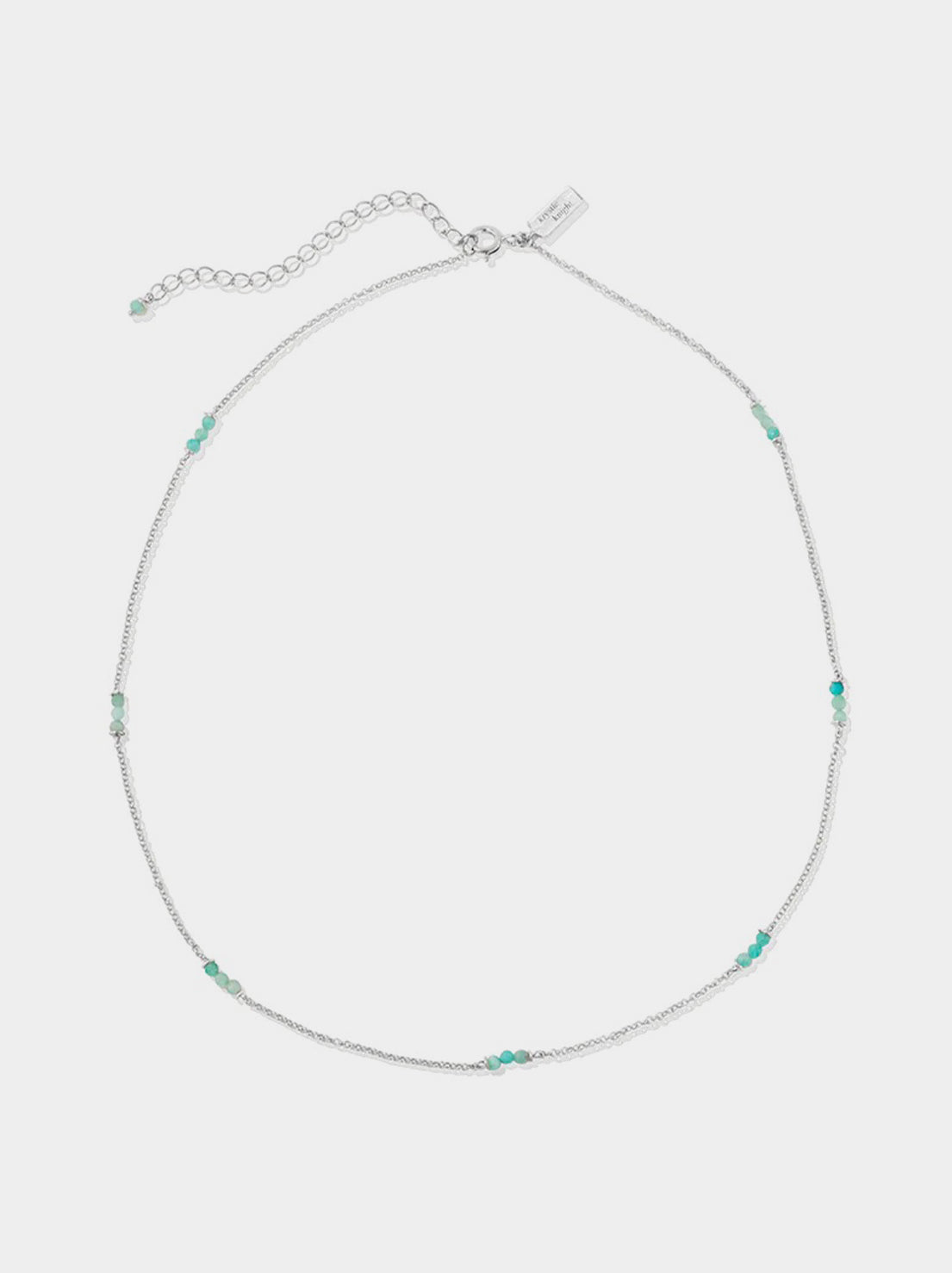 Krystle Knight - Infinite Courage Necklace - Amazonite - Sterling Silver