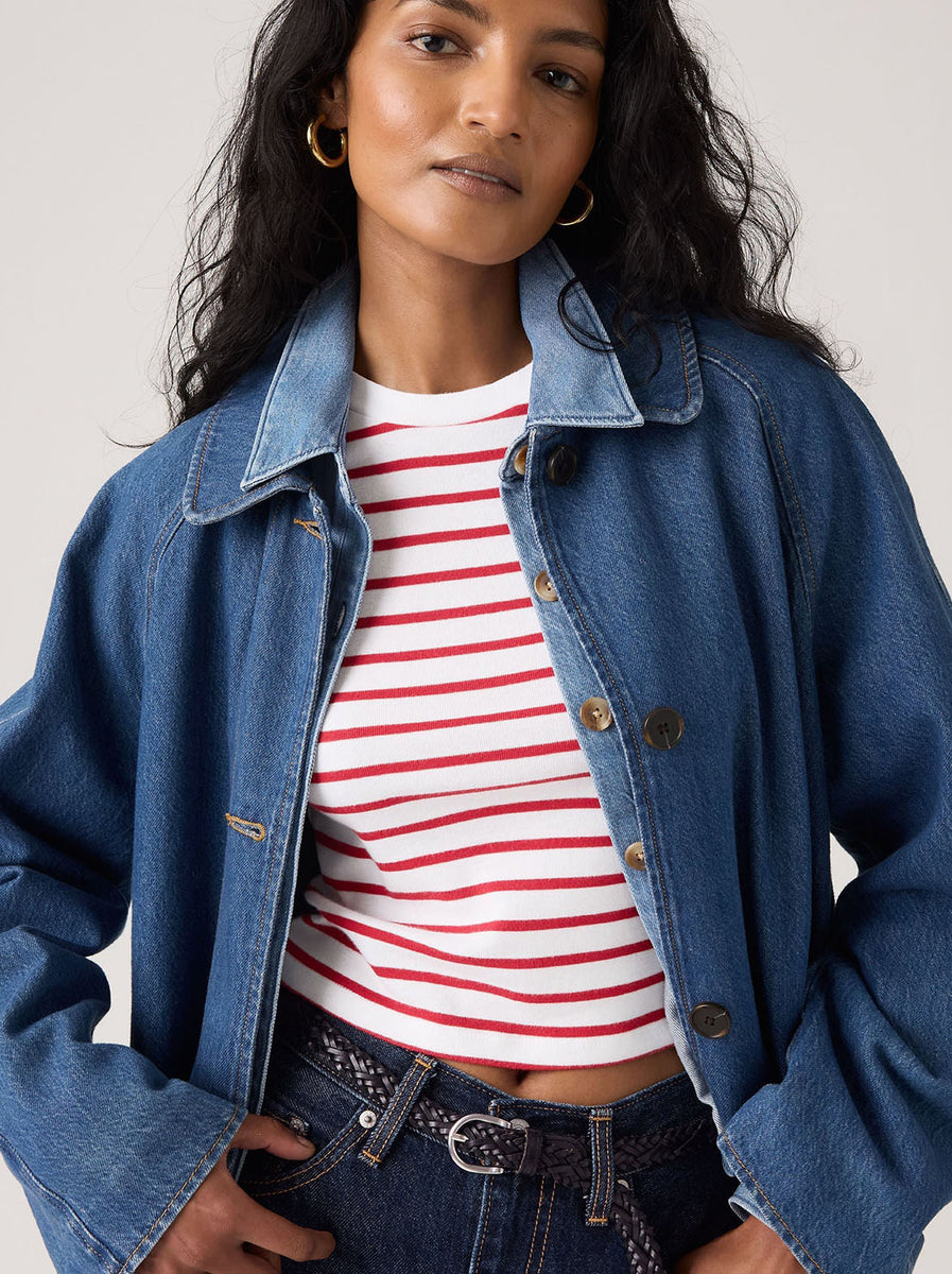 Levi's - Frankie Mac Denim Trench Coat - Let's Get Lost Again – Abicus