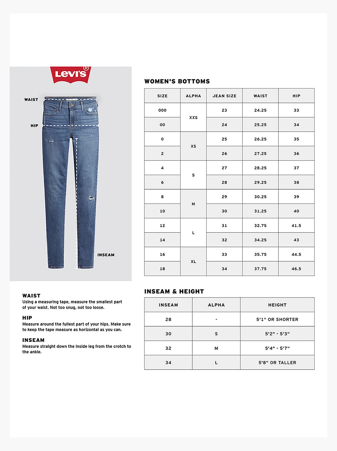 Levi's - Middy Straight Jean - She's In The Zone