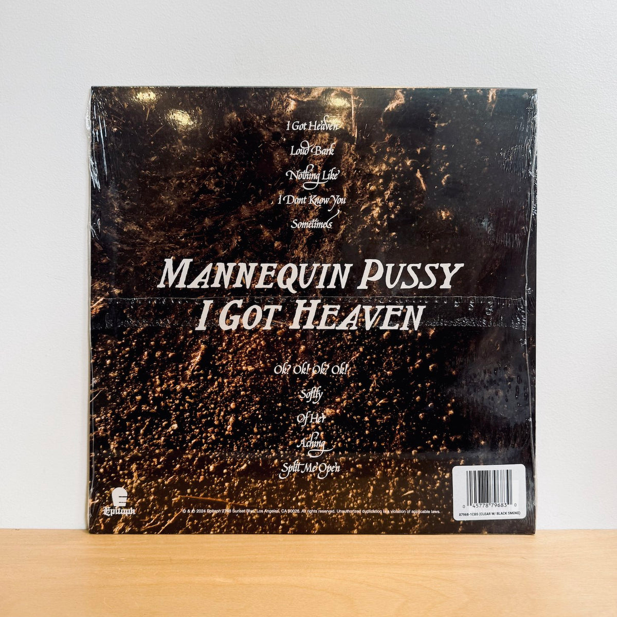Mannequin Pussy - I Got Heaven. LP [Ltd. Ed. Clear w. Black Smoke Viny