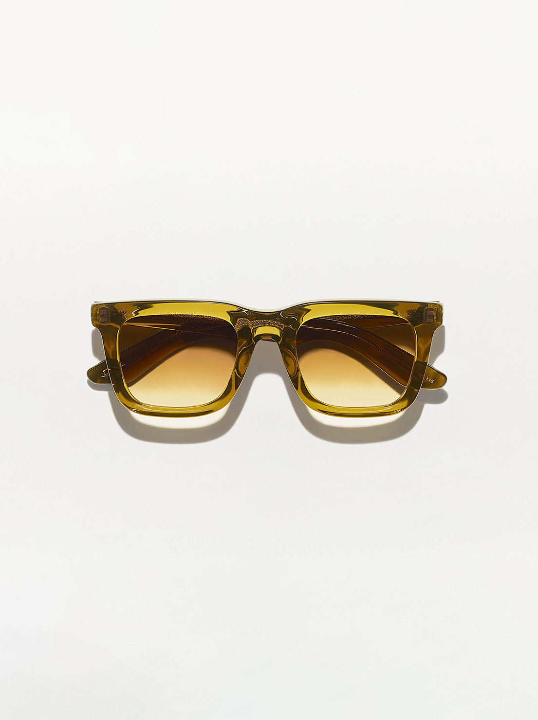 Moscot - Rizik Sunglasses in Olive Brown 49 (Reg) - Chestnut Fade Lens