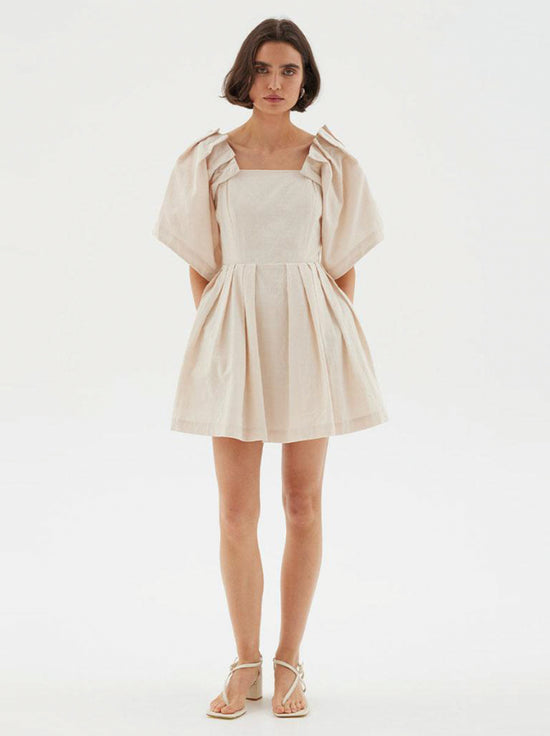 Sovere - Origami Mini Dress - Vanilla