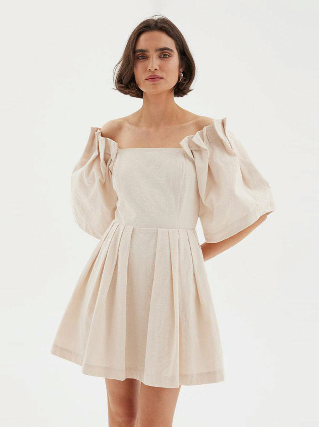 Sovere - Origami Mini Dress - Vanilla