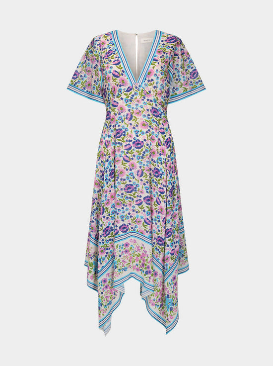 Spell - Impala Lily Handkerchief Dress - Iris