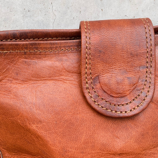 Billy Goat Designs - Leather Shoulder Bag w/ Zip  - Medium 10" (SBP10)