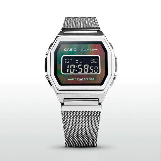 Casio - Premium Vintage Digital Watch - Silver (A1000M-1BE)