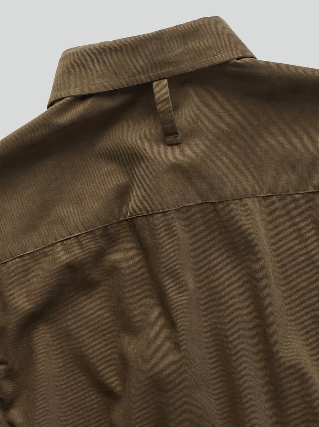 No Nationality - Arne 5723 - Regular Cotton Corduroy Shirt - Dark Clay