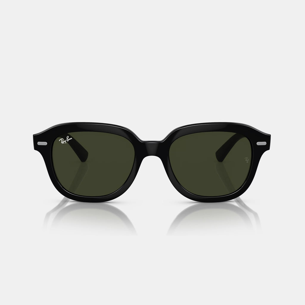 Buy Ray-ban - Erik - Black Frame   Green Lens. [rb4398] - 53 