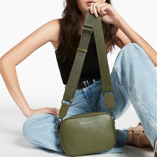 Status Anxiety - Plunder Bag With Webbed Strap - Khaki