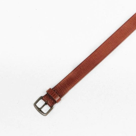 Thrills - Wide Leather Belt - Tan