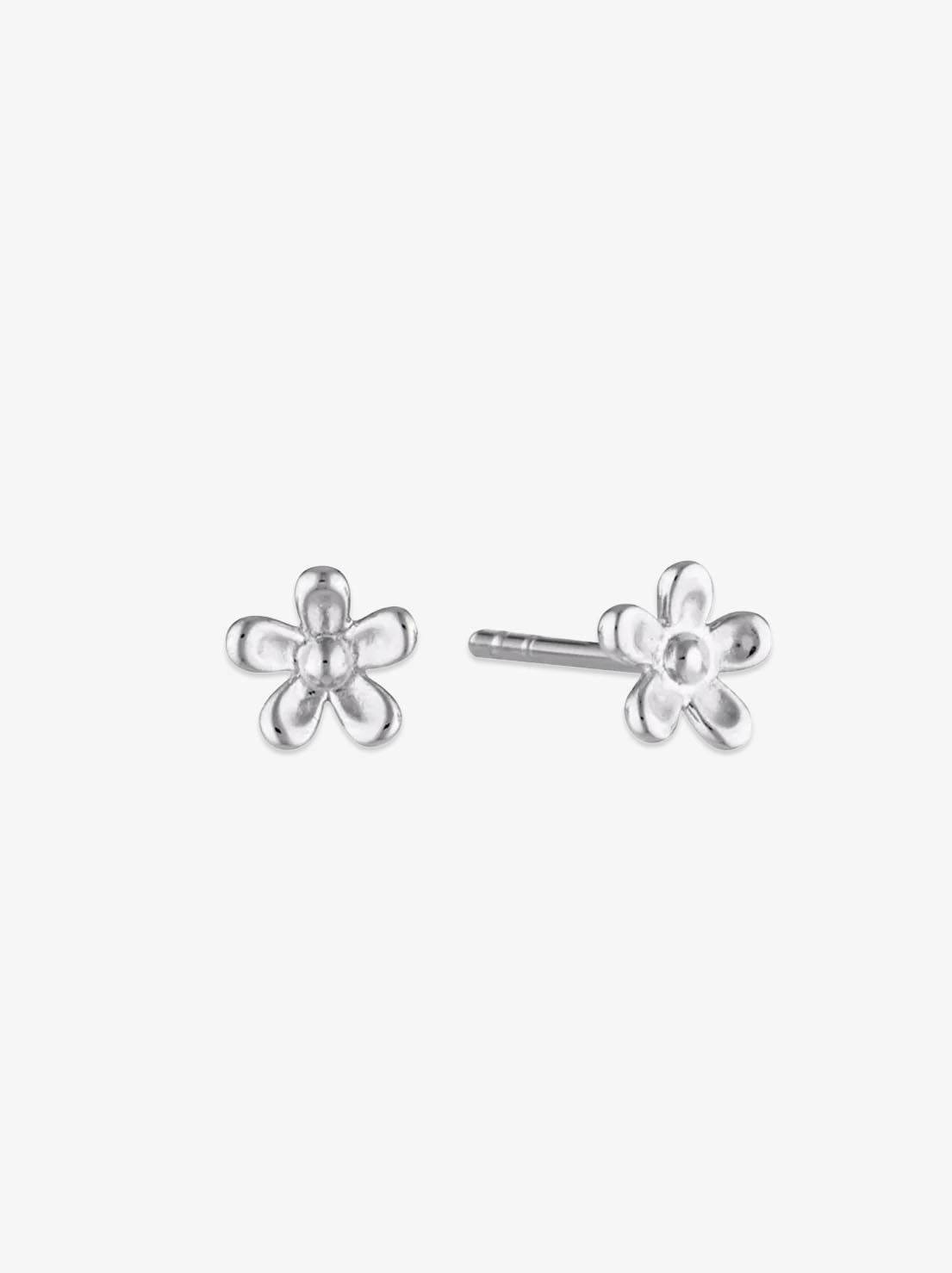 Linda Tahija - Wild Flower Stud Earrings - Sterling Silver
