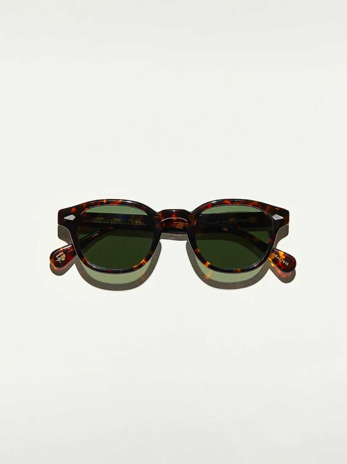 Moscot - Lemtosh Sunglasses in Tortoise 46 (Reg) - G15 Lens