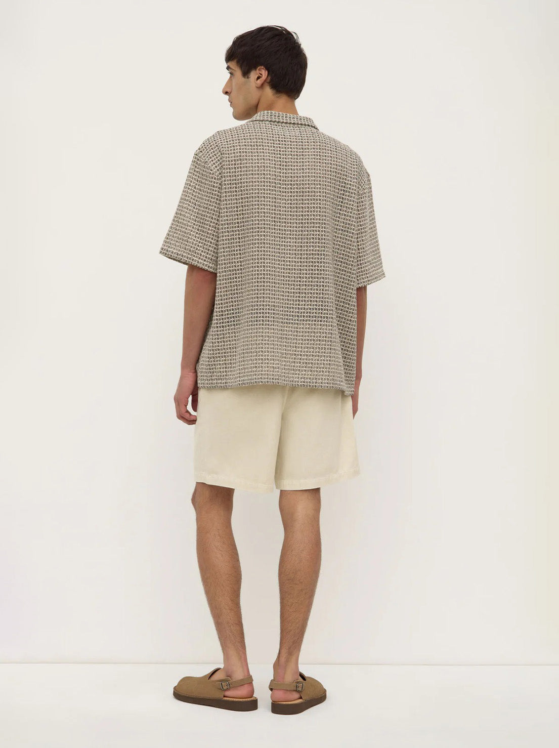 Assembly - Watson Short Sleeve Shirt - Cream / Black