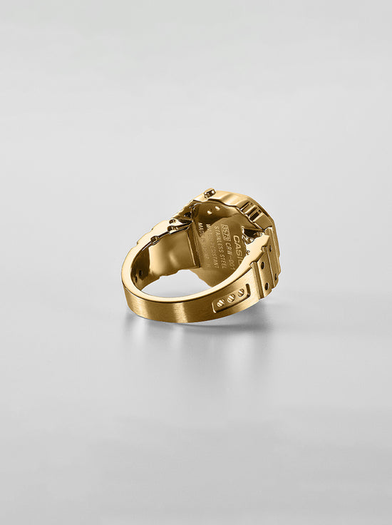 Casio - Digital Ring Watch - Gold (CRW001-GD)