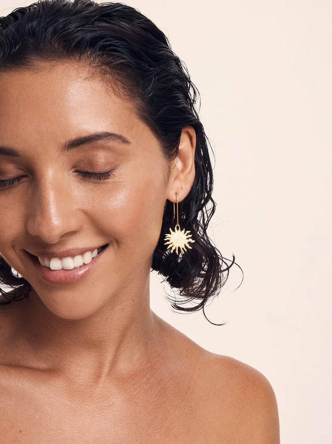 Temple of the Sun - Soleil Earrings - Gold