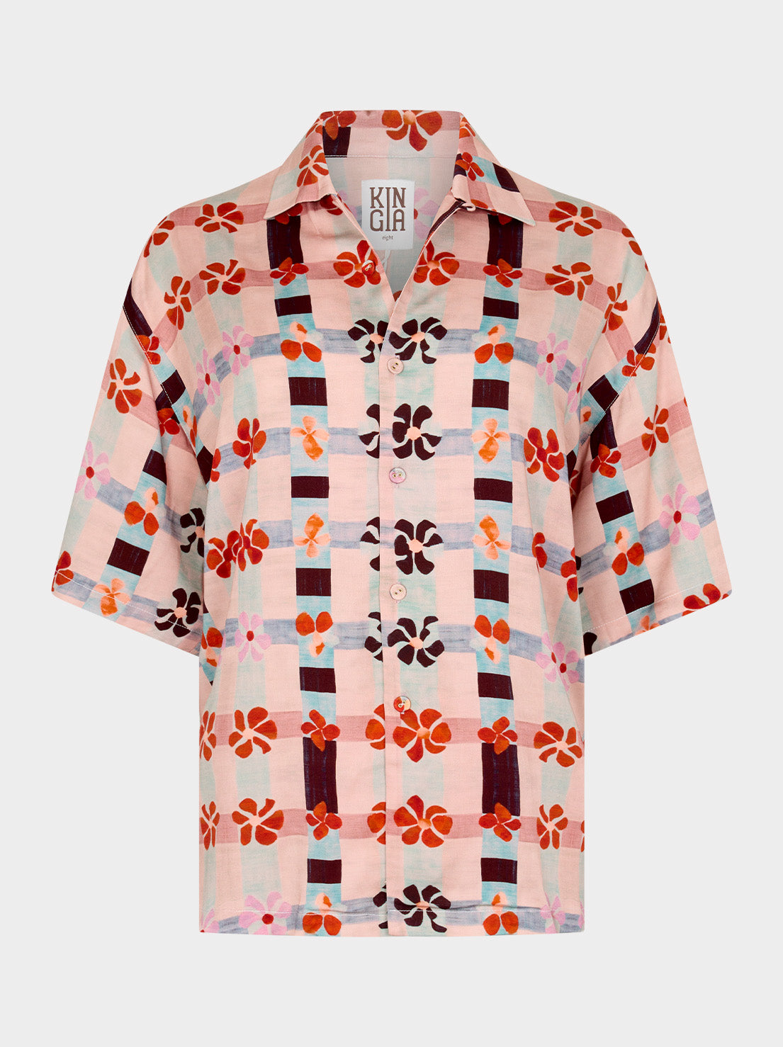 Kinga Csilla - Cuore Lae Shirt - Floral Check