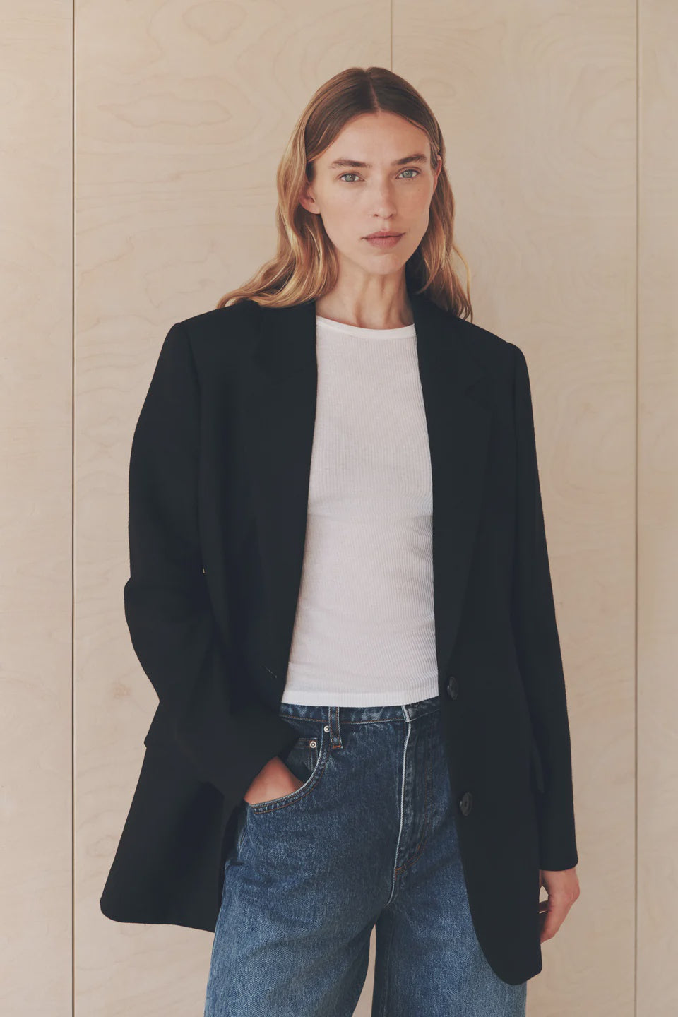 Assembly Label - Isabel Blazer - Black