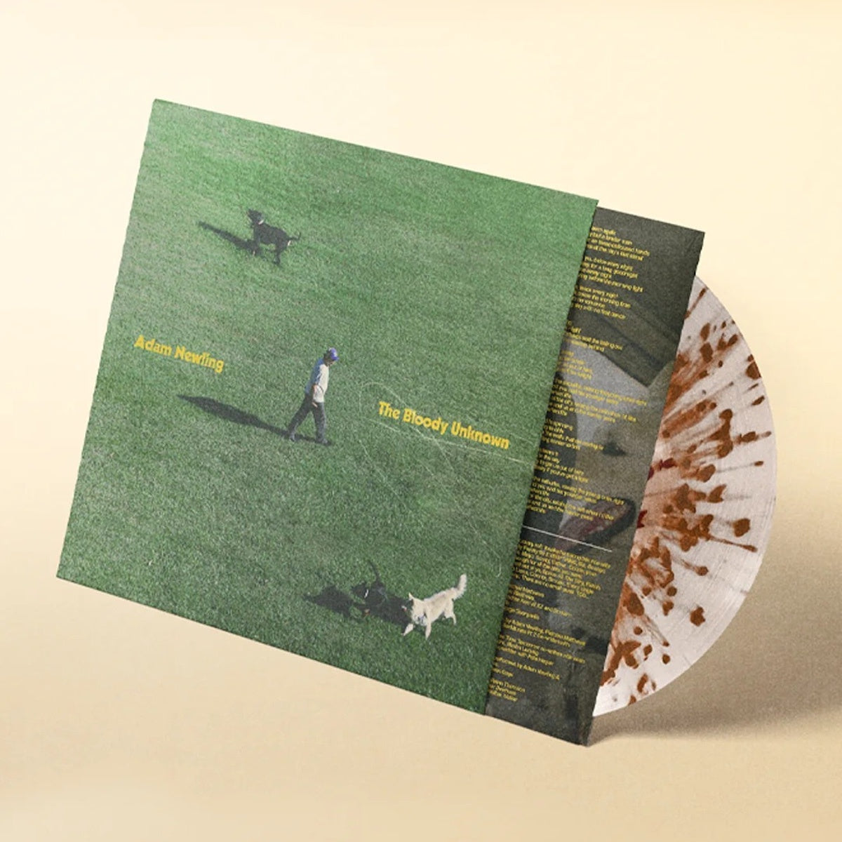 Adam Newling - The Bloody Unknown. LP [Doggy Bag Splatter Vinyl] ***PRE ORDER***