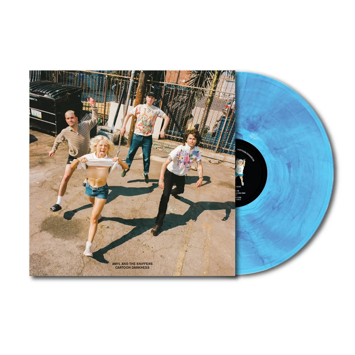 Amyl and The Sniffers - Cartoon Darkness. LP  ['Drowning In It' Indie Exclusive Blue Marble Vinyl]