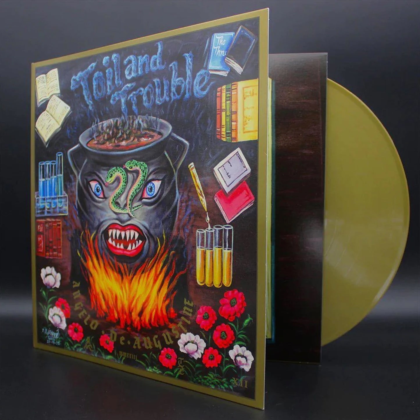 Angelo De Augustine - Toil and Trouble. LP [Gold Coloured Vinyl]