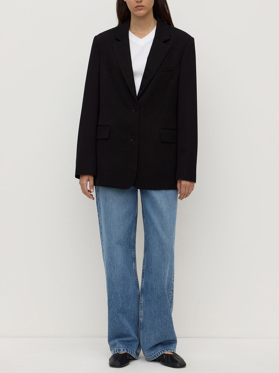 Assembly Label - Anika Wool Blazer - Black
