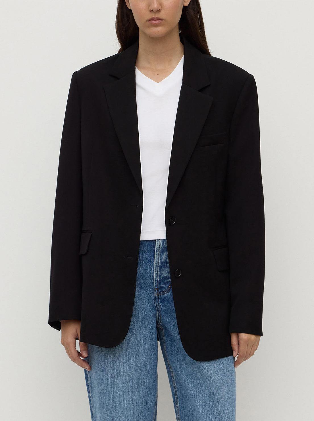 Assembly Label - Anika Wool Blazer - Black