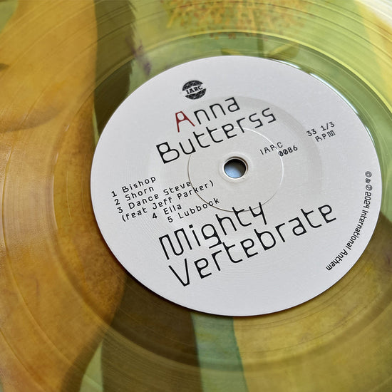 Anna Butterss - Mighty Vertebrate. LP [Ltd. Ed. Fossilized Chartruese Colour Vinyl]