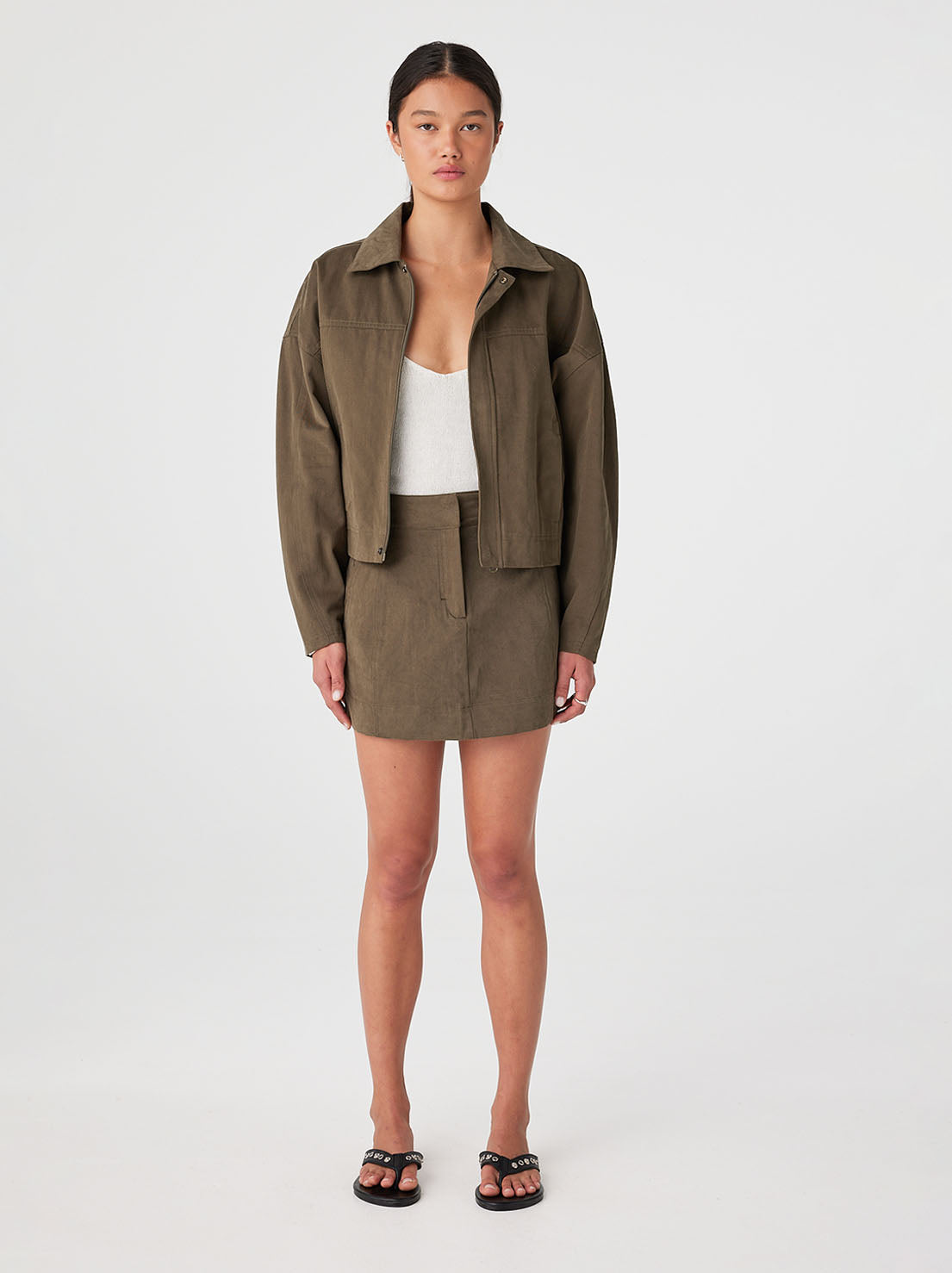 Arcaa Movement - Eames Mini Skirt - Khaki