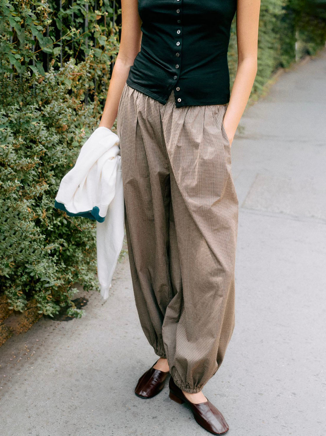 Arcaa Movement - Elina Balloon Pant - Chocolate Check