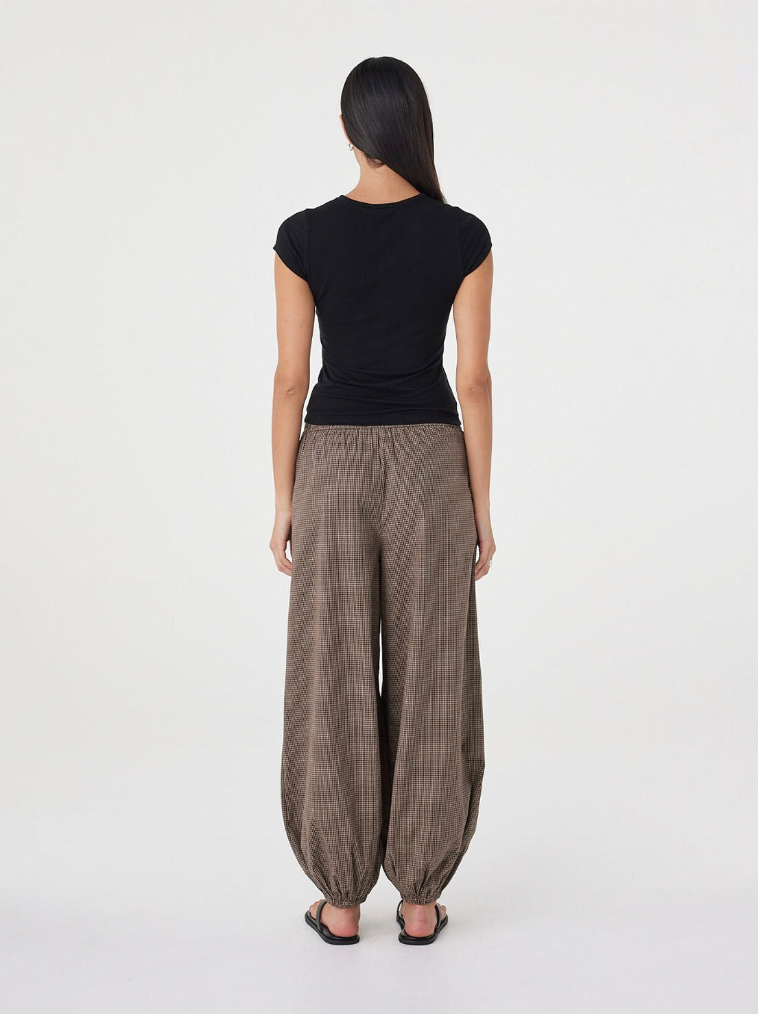 Arcaa Movement - Elina Balloon Pant - Chocolate Check