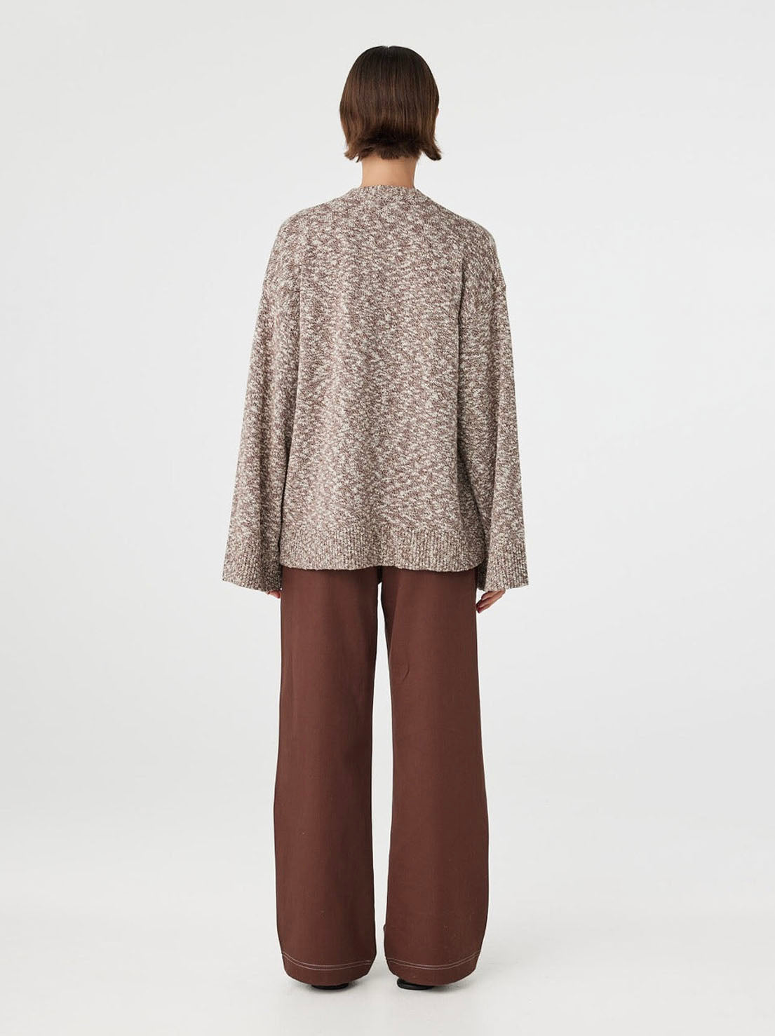 Arcaa Movement - Emmet Cardigan - Chocolate & Cream