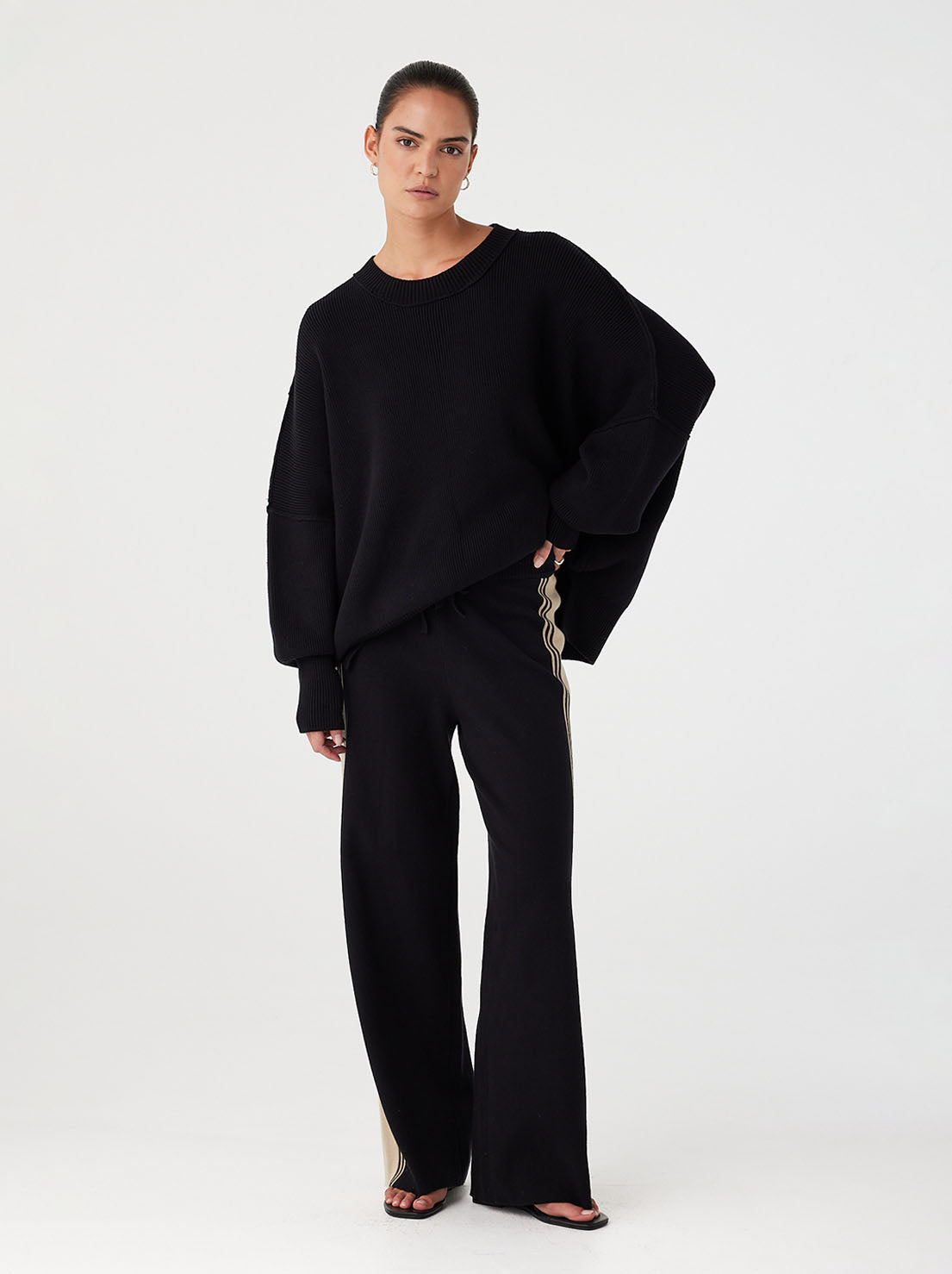 Arcaa Movement - Harper Organic Knit Sweater - Black