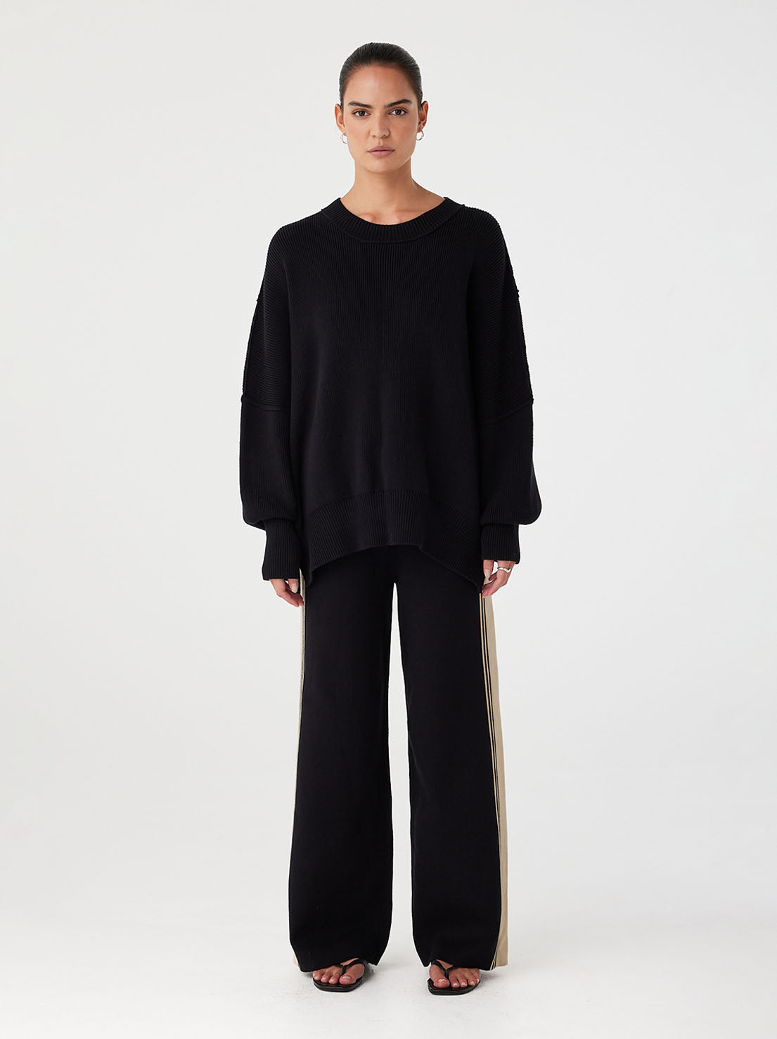 Arcaa Movement - Harper Organic Knit Sweater - Black