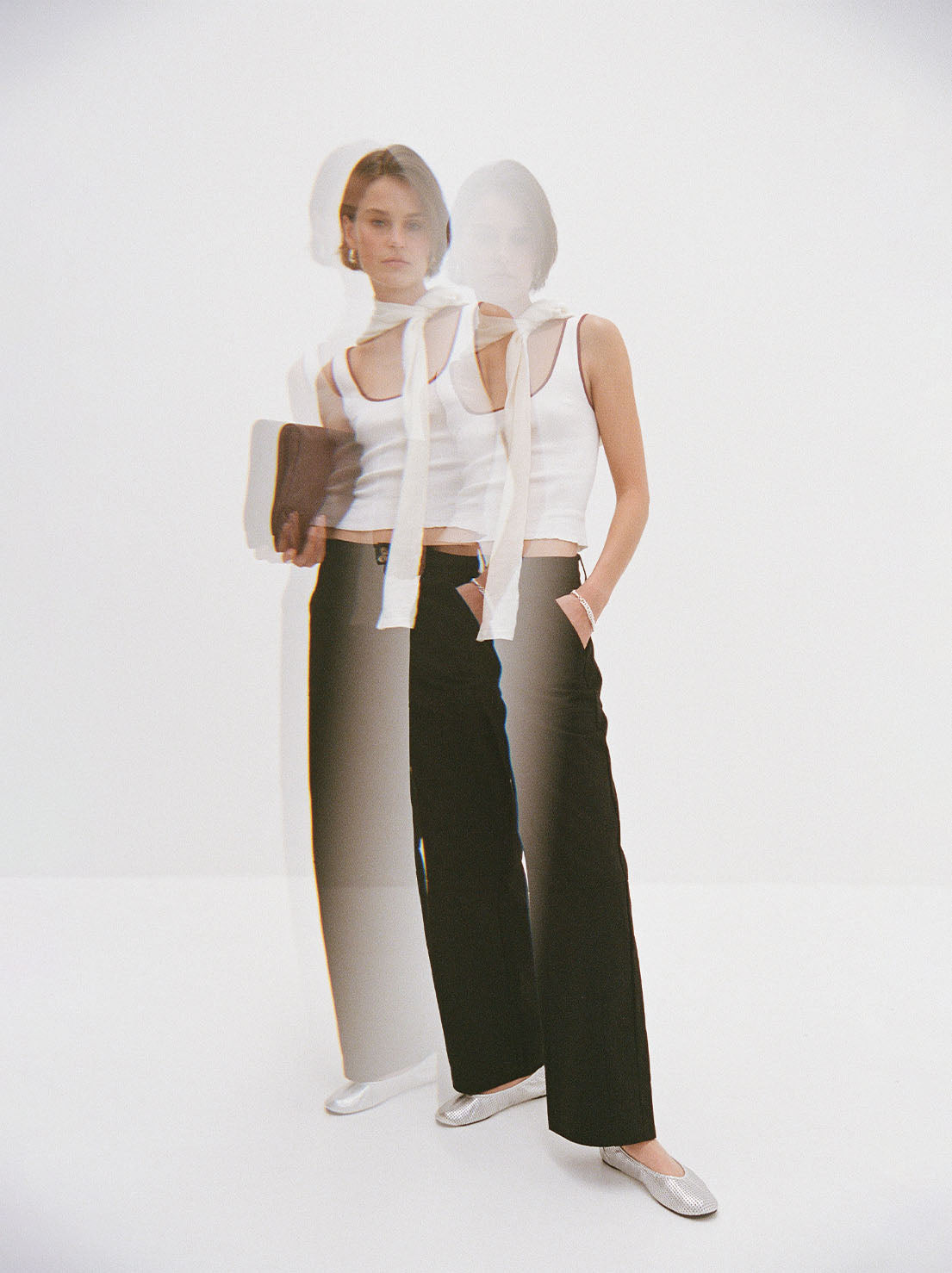 Arcaa Movement - Kaya Tank - Cream & Merlot