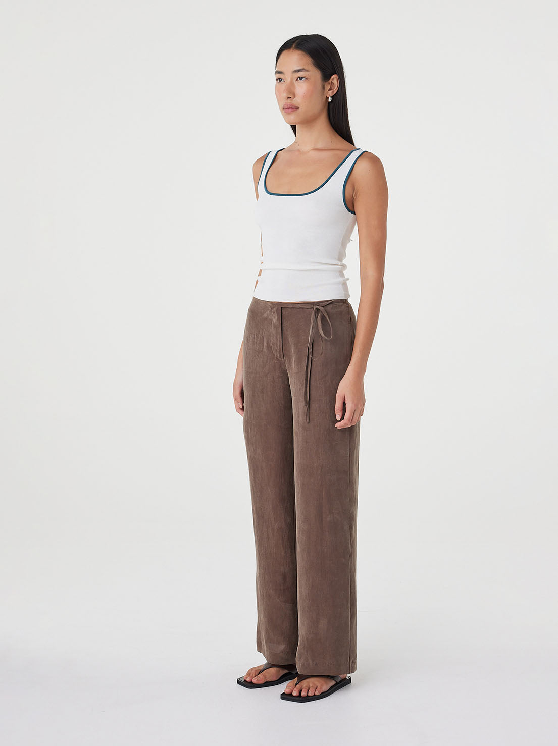 Arcaa Movement - Kaya Tank - Cream & Teal