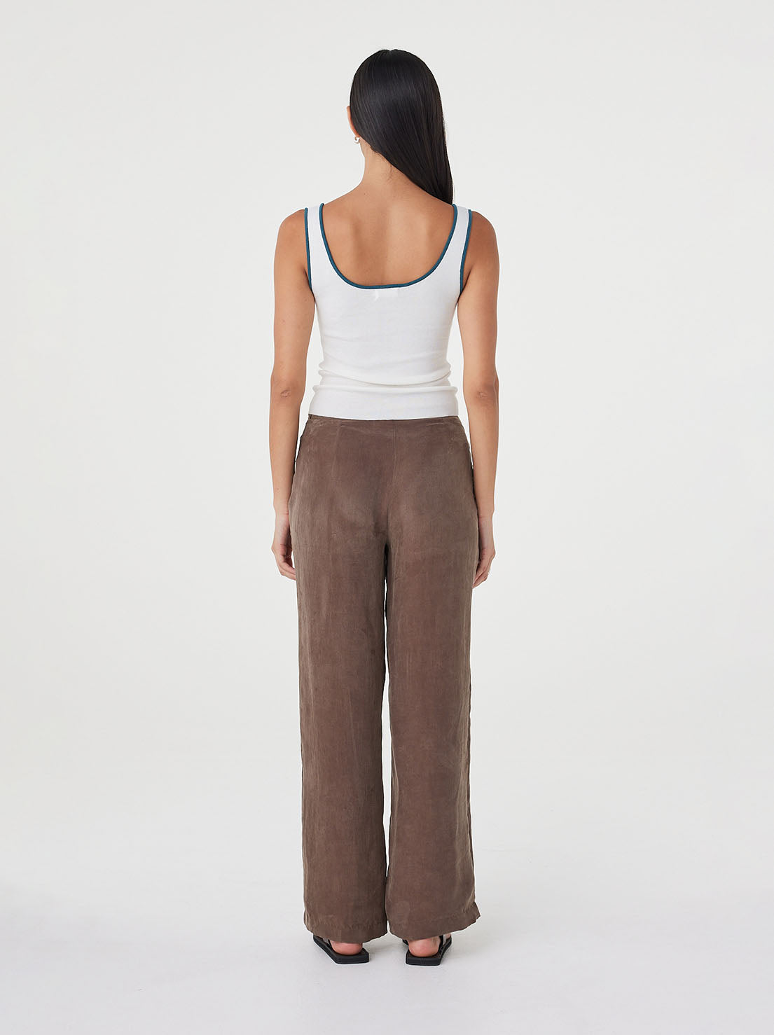 Arcaa Movement - Kaya Tank - Cream & Teal