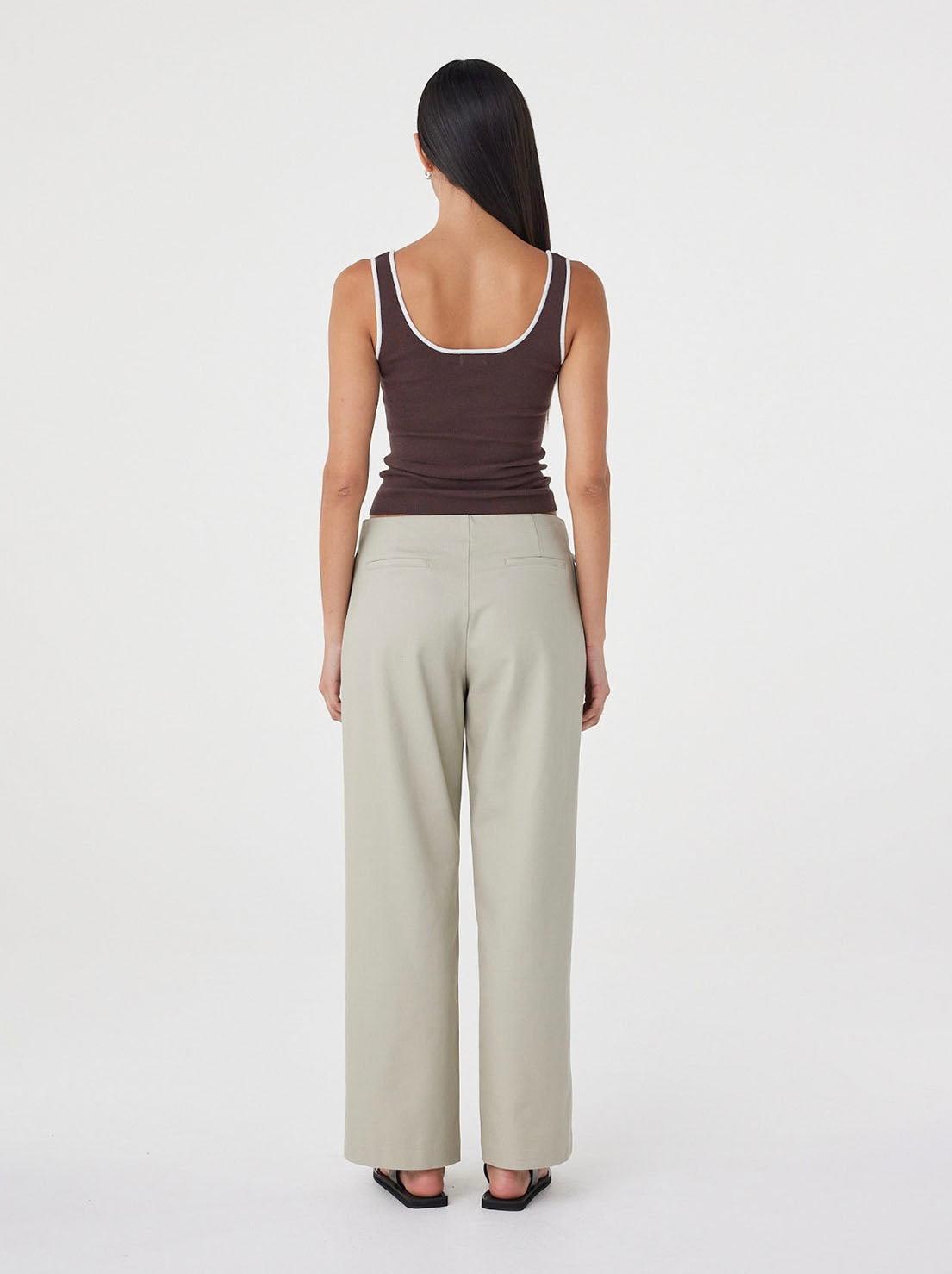 Arcaa Movement - Kaya Tank - Espresso & Cream