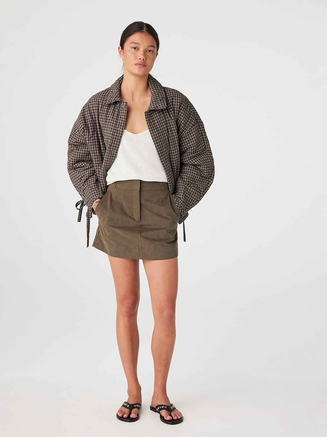 Arcaa Movement - Matteo Jacket - Espresso Check