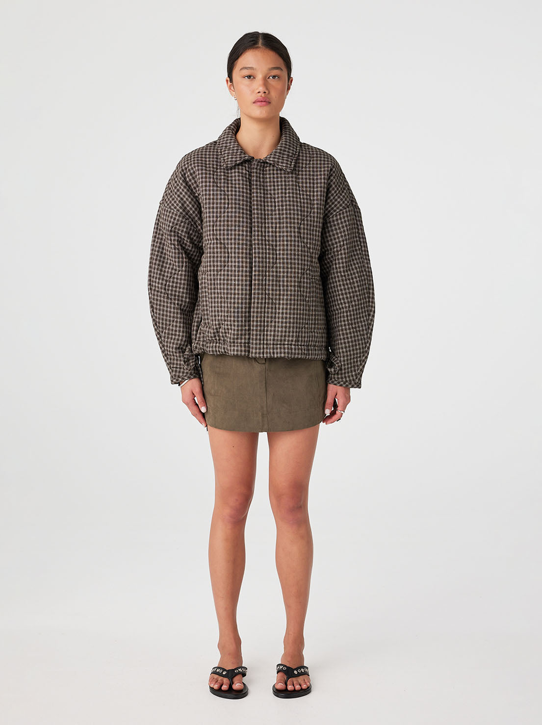 Arcaa Movement - Matteo Jacket - Espresso Check