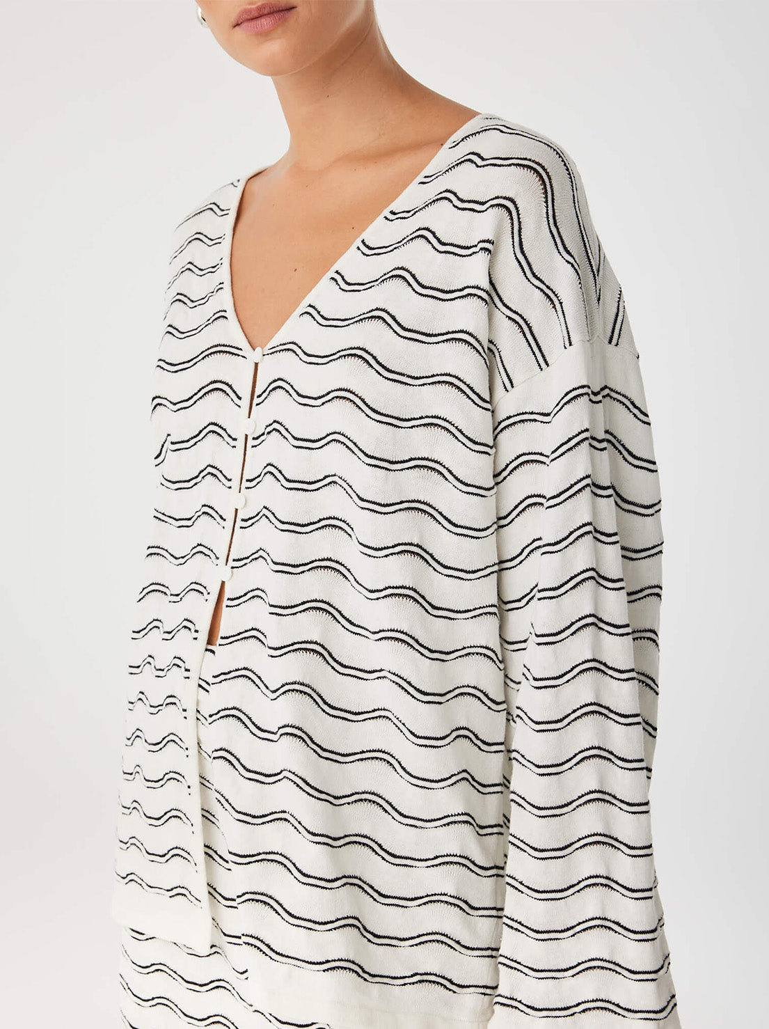 Arcaa Movement - Onda Mini Skirt - Cream Wave