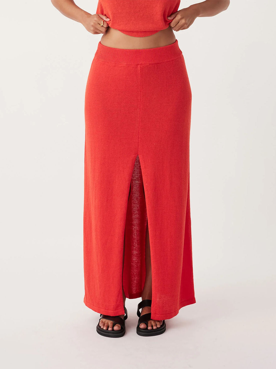 Arcaa Movement - Poppy Skirt - Hibiscus