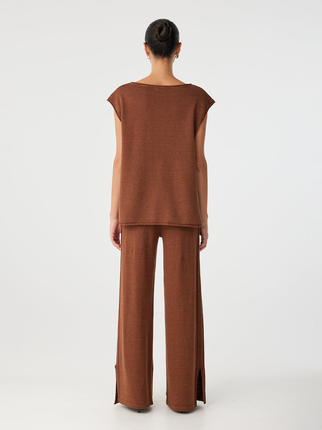 Arcaa Movement - Poppy Tie Side Top - Clay