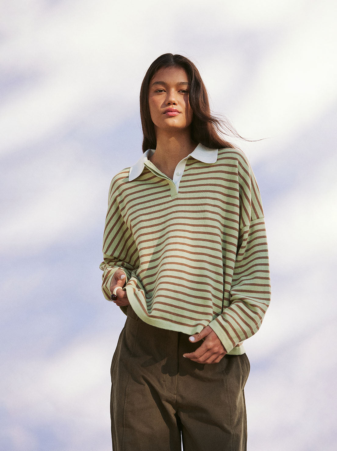 Arcaa Movement - Rayne Knit Jersey - Celery & Pecan