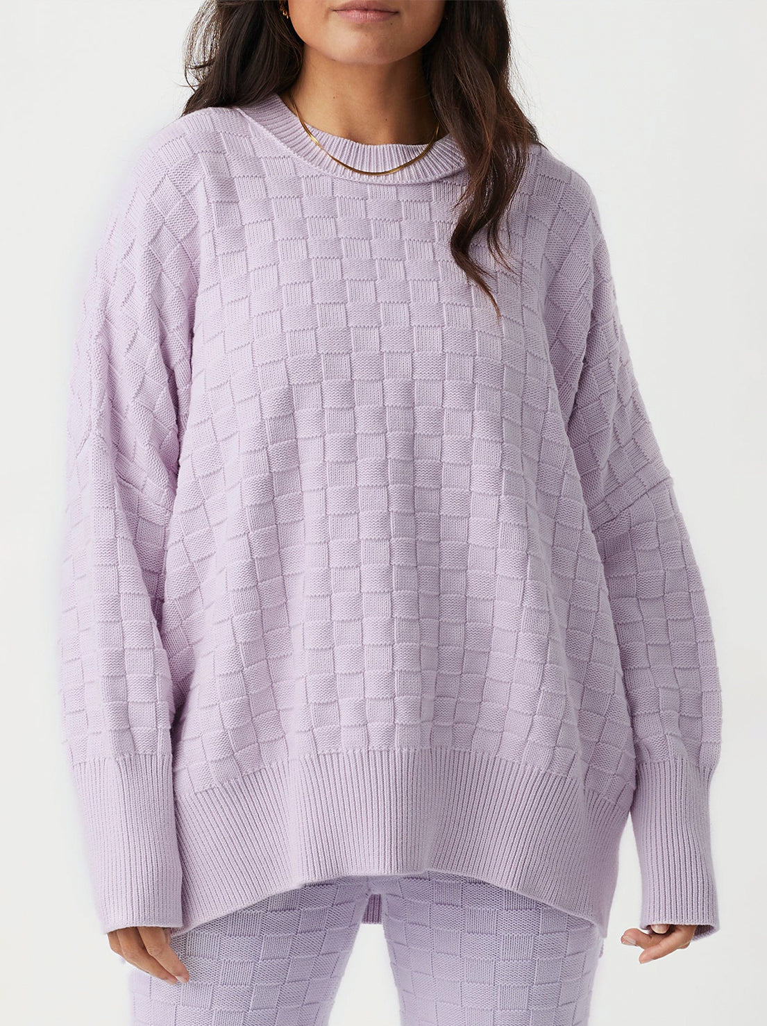 Arcaa Movement - Sierra Organic Knit Sweater - Lilac