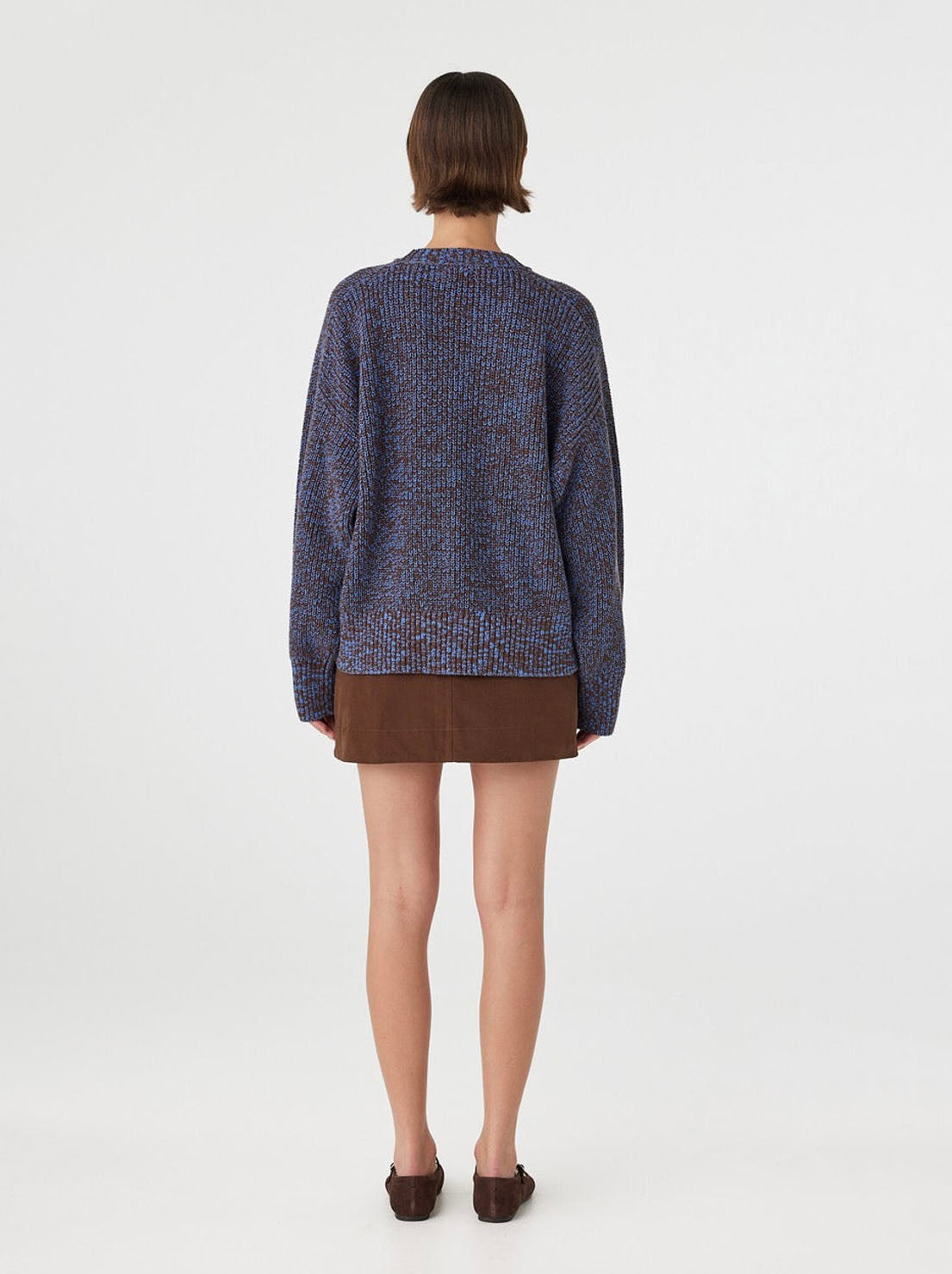 Arcaa Movement - Solene Sweater - Chocolate & Royal Multi